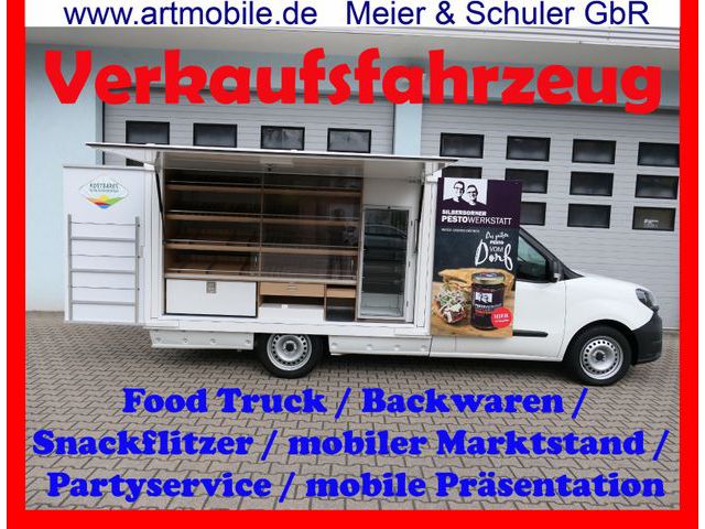 Fiat Doblo FoodTruck/Verkaufsfahrzeug/mob. Messestand - belangrijkste plaatje