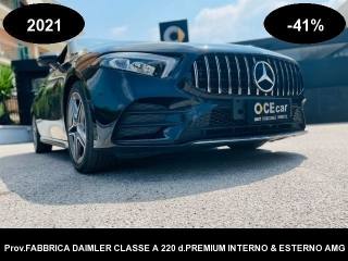 MERCEDES BENZ A 200 d. 41% DAL NUOVO Premium AUT.+AMG+TETTO+CER - belangrijkste plaatje